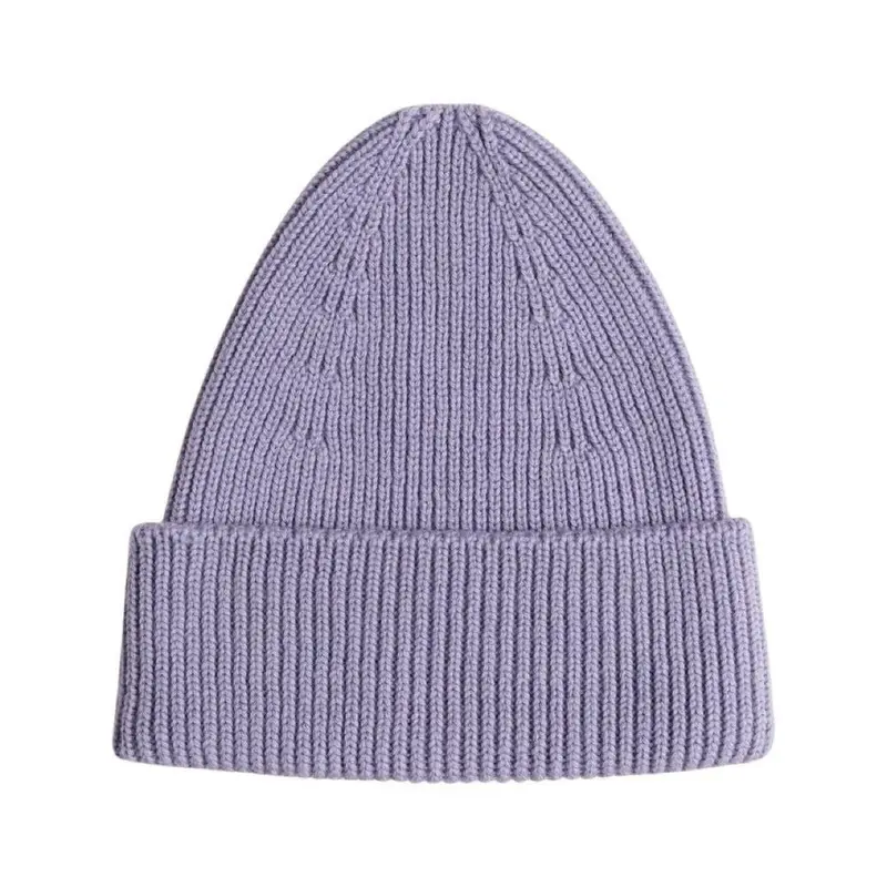 Hvid Fonzie Kids Beanie Lilac