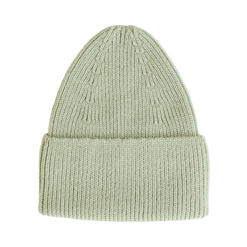 Hvid Fonzie Kids Beanie Mint