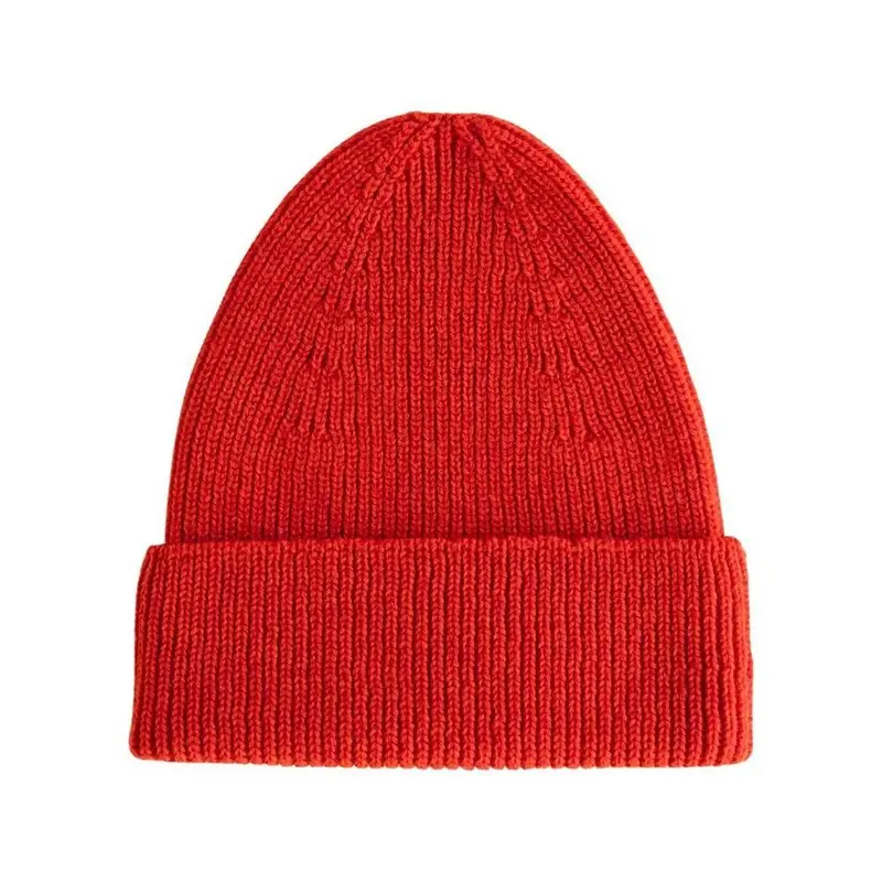 Hvid Fonzie Kids Beanie Red