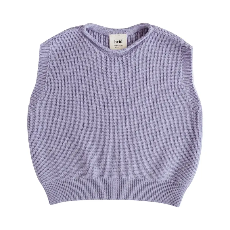 Hvid Harvey Kids Vest Lilac