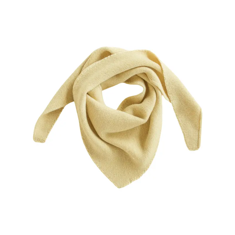 Hvid Light Yellow Triangle Scarf Josephina