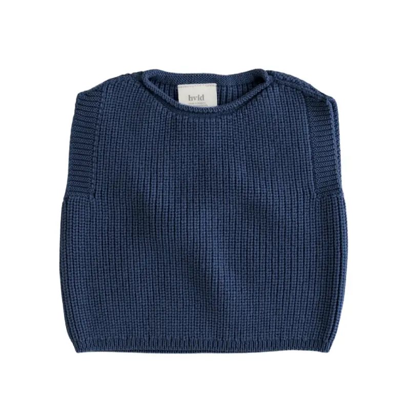 Hvid Vest Harvey Blue