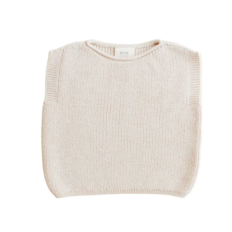 Hvid Vest Harvey Cream