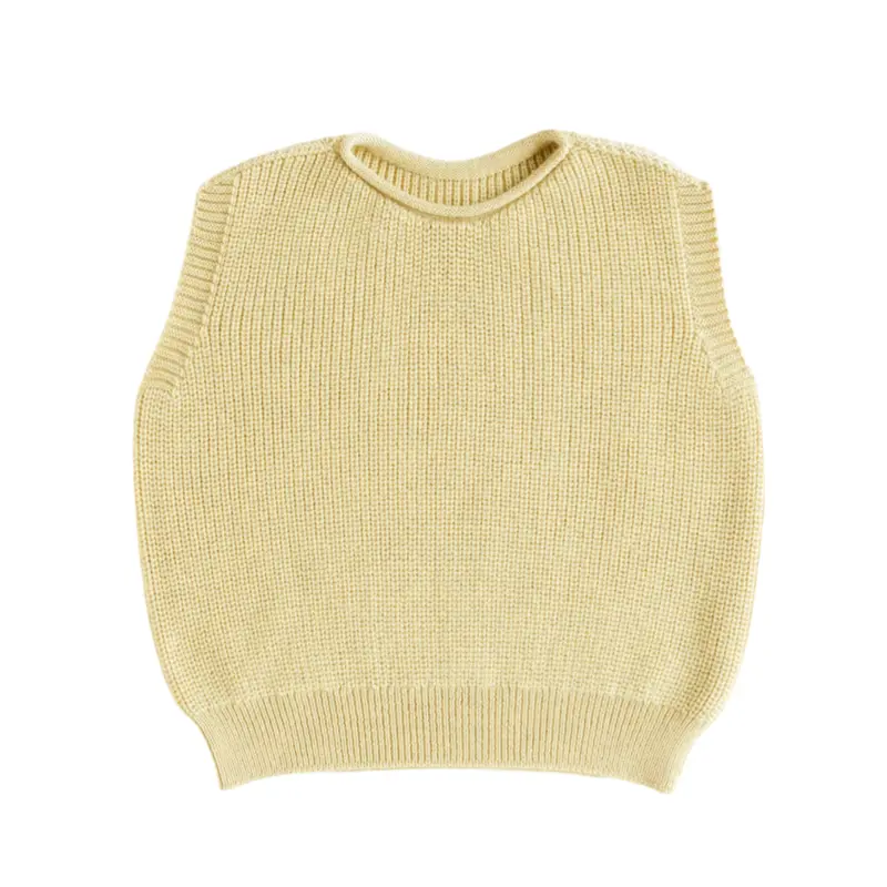 Hvid Vest Harvey Kids Light Yellow
