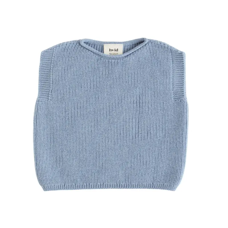 Hvid Vest Harvey Light Blue