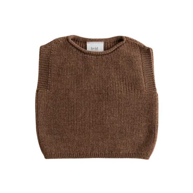 Hvid Vest Harvey Mocha