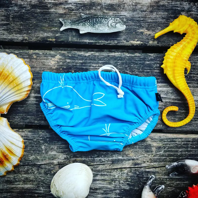 IdaT - Baby Swimdiaper Whale - Zwemluier Walvis