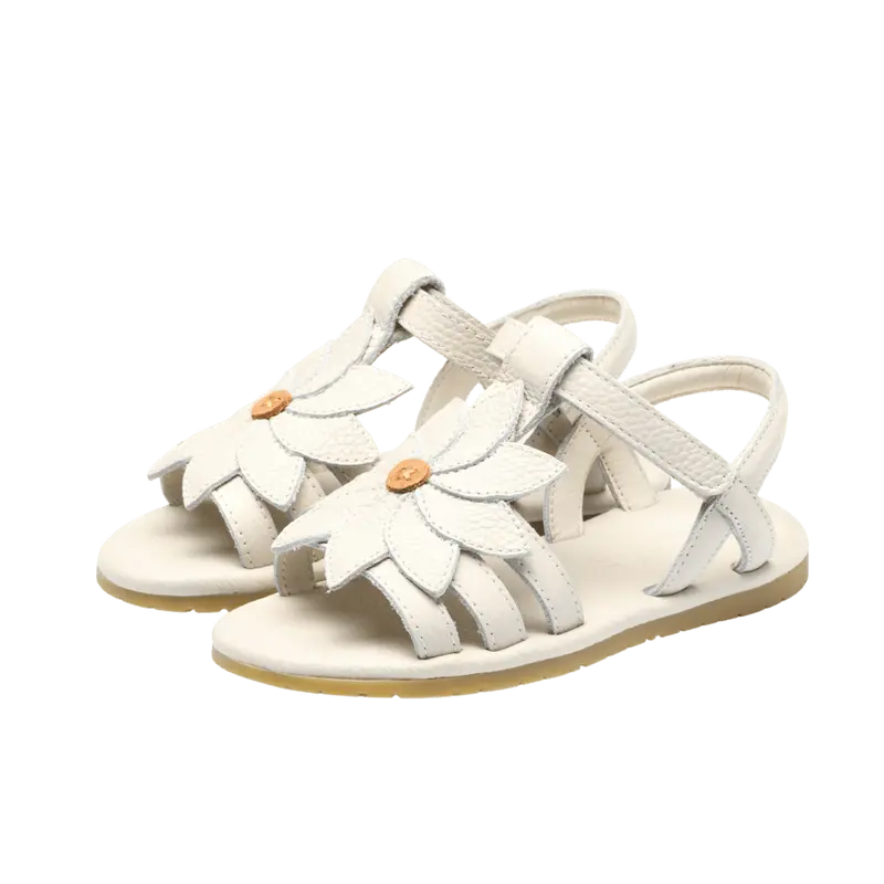 Iles Fields Sandals | Daisy | Off White Leather