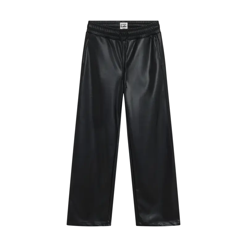 Indian Blue Jeans - Pants Vegan Leather | Black
