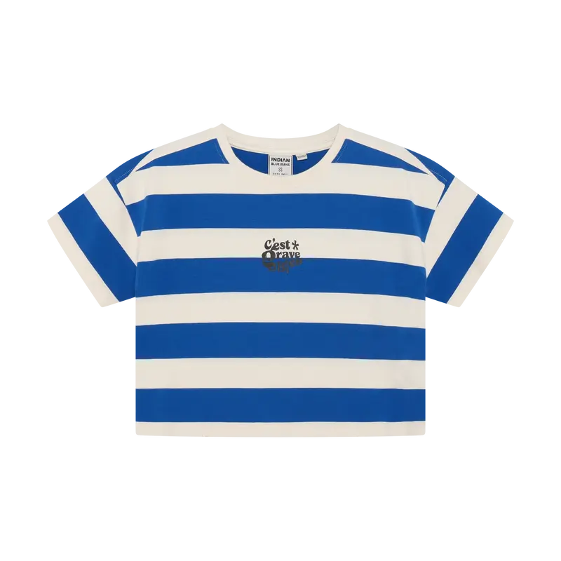Indian Blue Jeans - T-shirt Big Stripe | Cloud