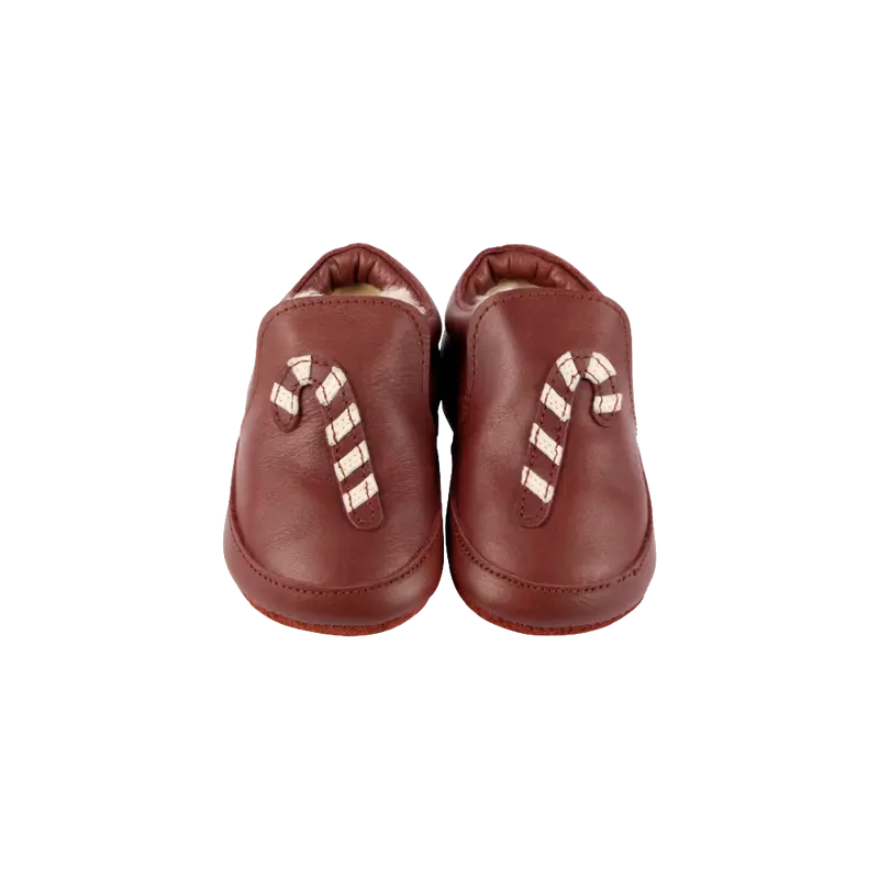 Ino | Candy Cane | Burgundy Classic Leather