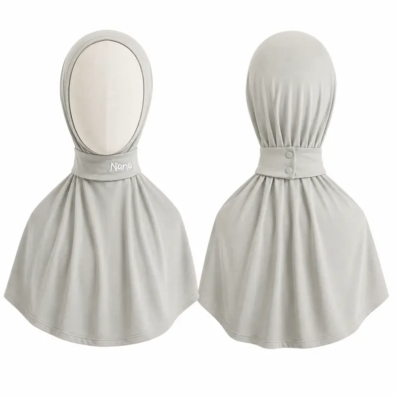 Instant Hijab Kids-Sage green(s)