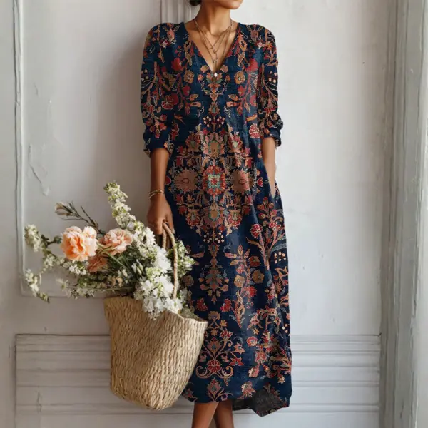 Isla | Elegantes Leinenkleid
