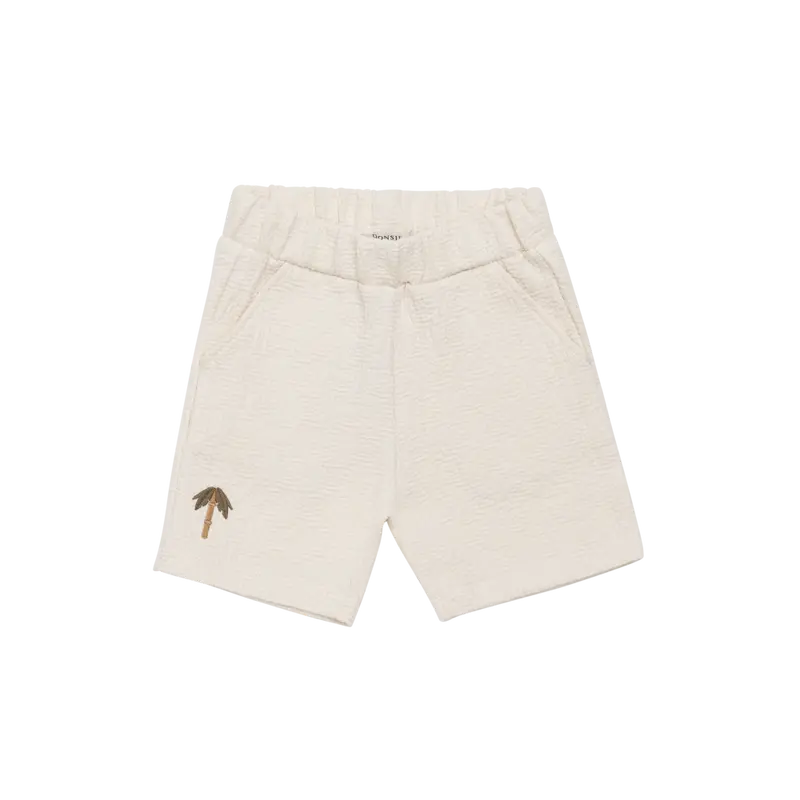 Ithri Shorts | Palm Tree | Warm White