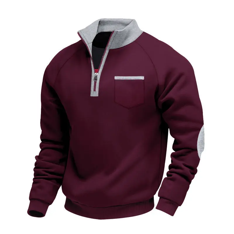 Ivervane - Weicher Half-Zip-Pullover