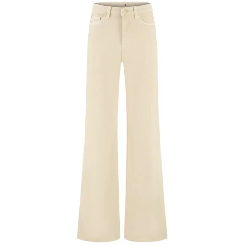 Ivory Cream flared jeans Anna