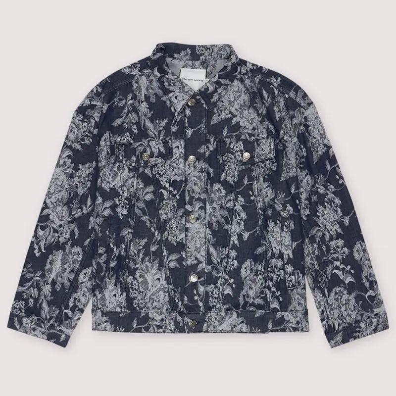 Jacket Berlin Botanical Tapestry Denim Woman