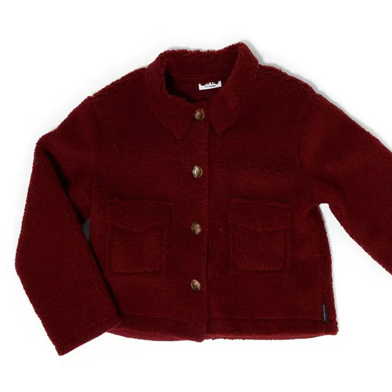 Jacket Jamie Teddy Maroon