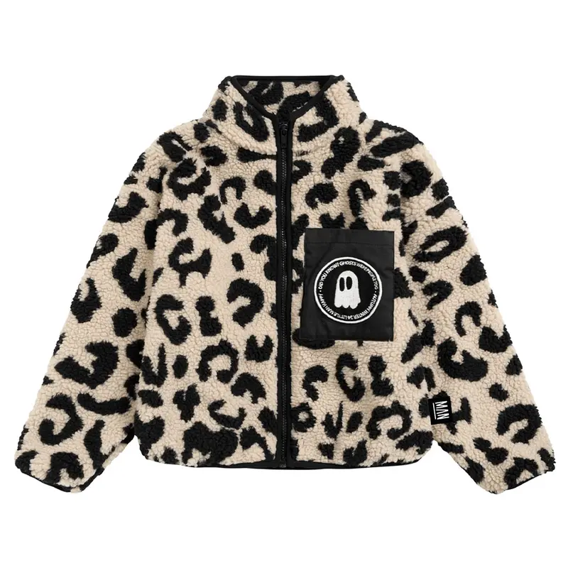 Jacket Sherpa Teddy Leopard