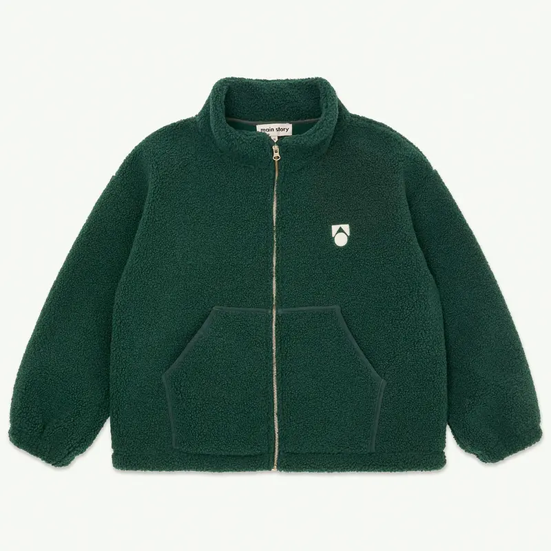 Jacket Teddy Bottle Green