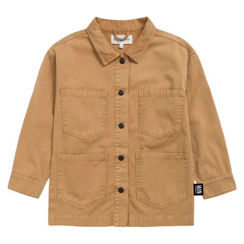 Jacket Worker Heavy Washed Brown
