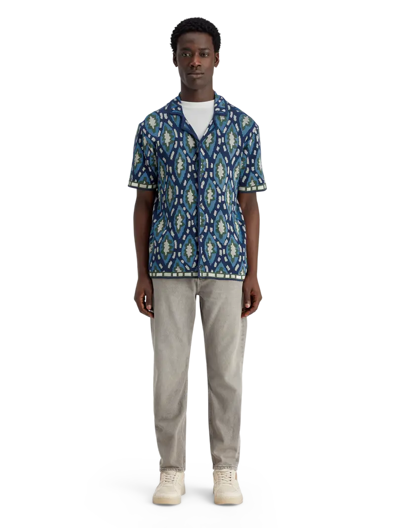 Jacquard Knit Shirt