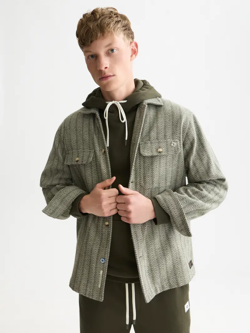 Jacquard Relaxed-Fit Shirt