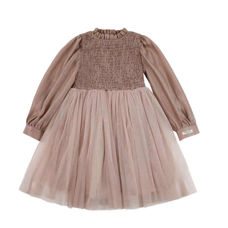 Janice Dress | Rose Brown