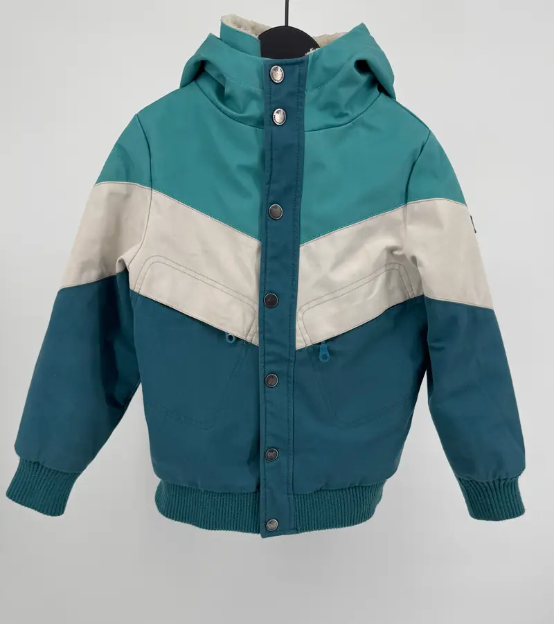 Jas Blauw Wit Maat 122 / 128