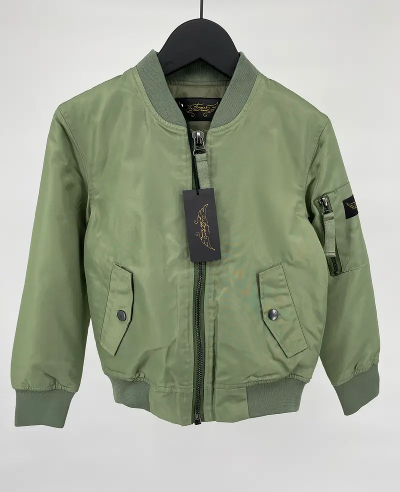 Jas Bomber Groen Maat 122