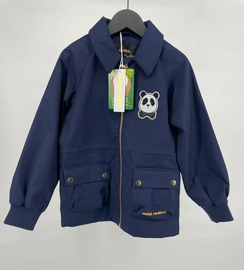 Jas Donkerblauw Panda Maat 128 / 134