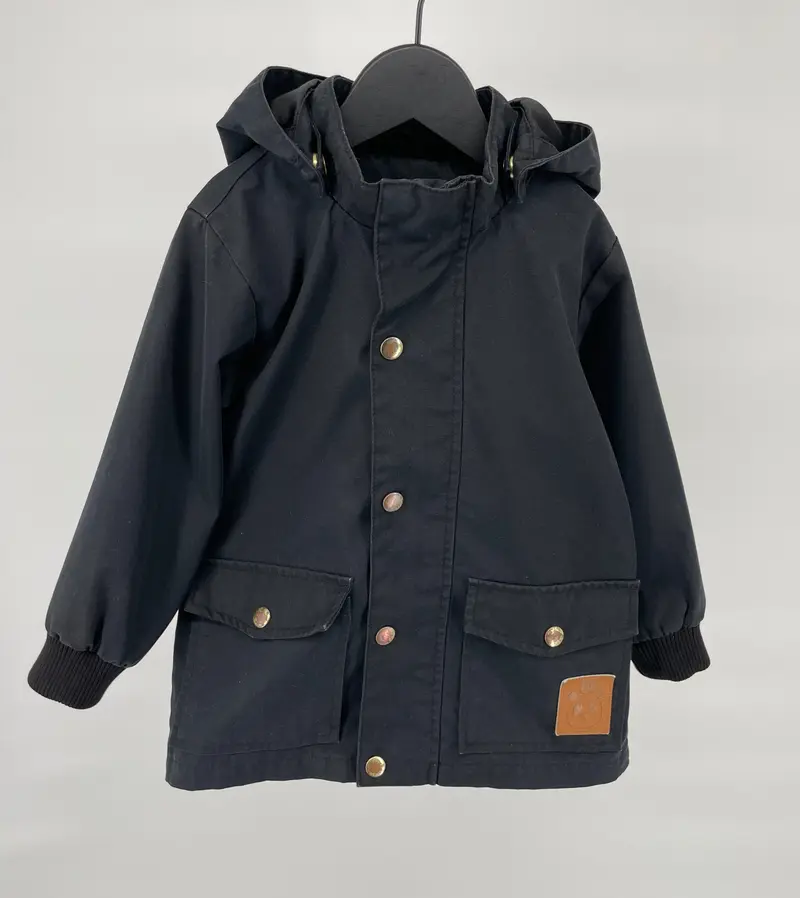 Jas Pico Zwart Maat 92 / 98