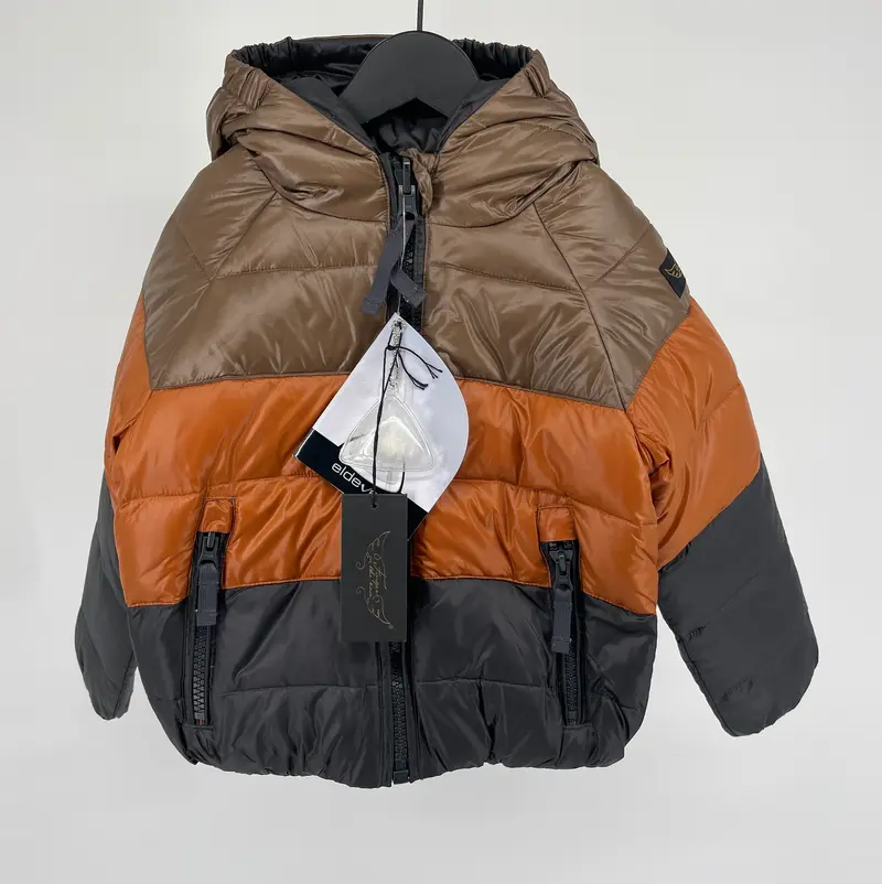 Jas Reversible Bruin Oranje Maat 110