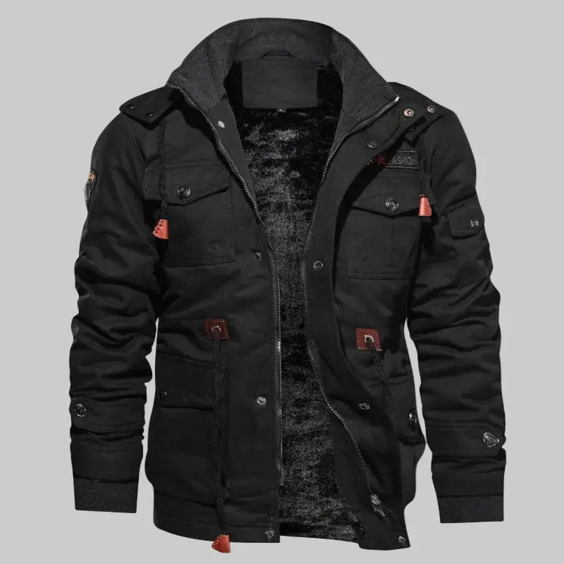 Jason | Herren Gefütterte Taschen Jacke