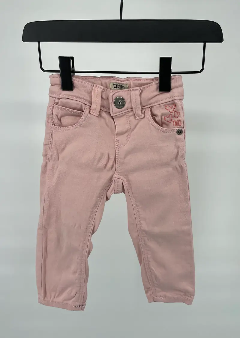 Jeans Roze Extra Skinny Maat 80