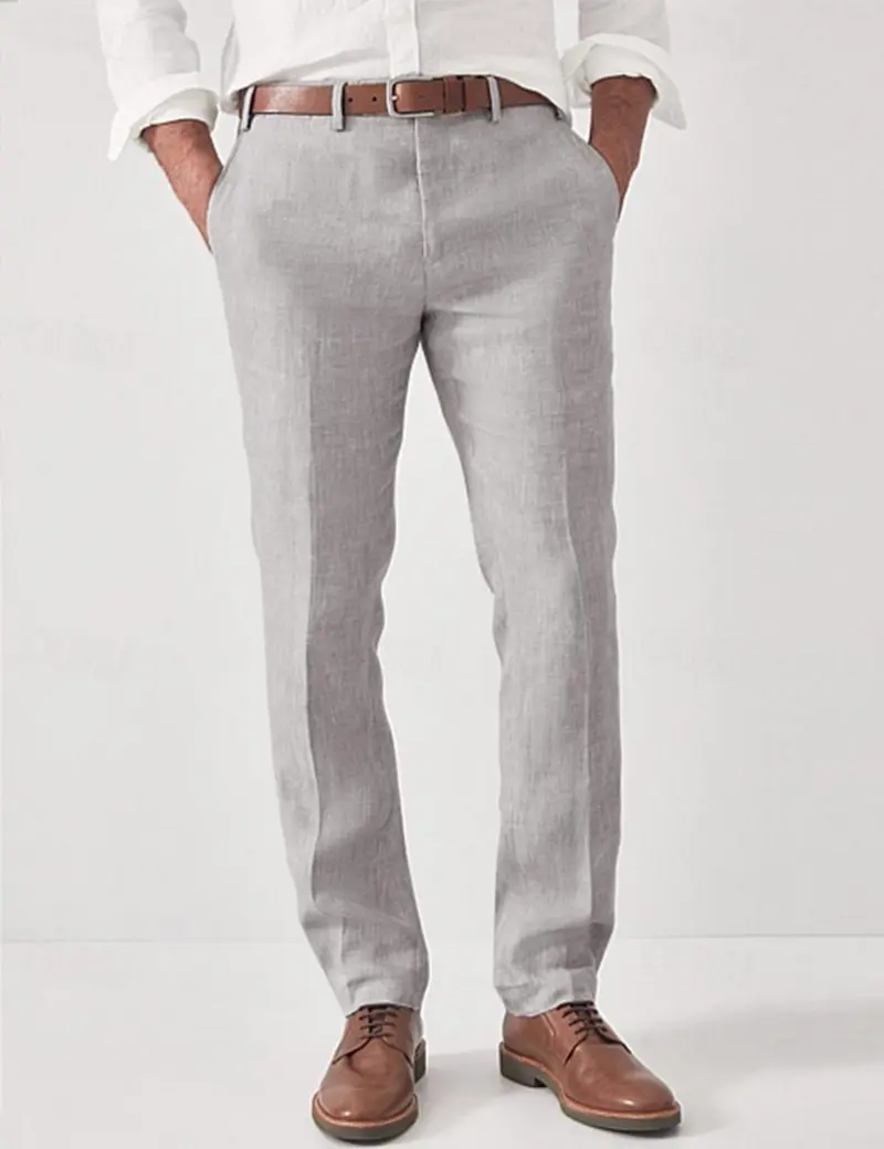Jero | Herren Elegante Freizeithose Schmale Passform