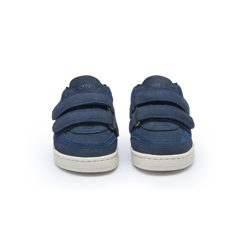 Jeyo Sneakers | Navy Betting Leather