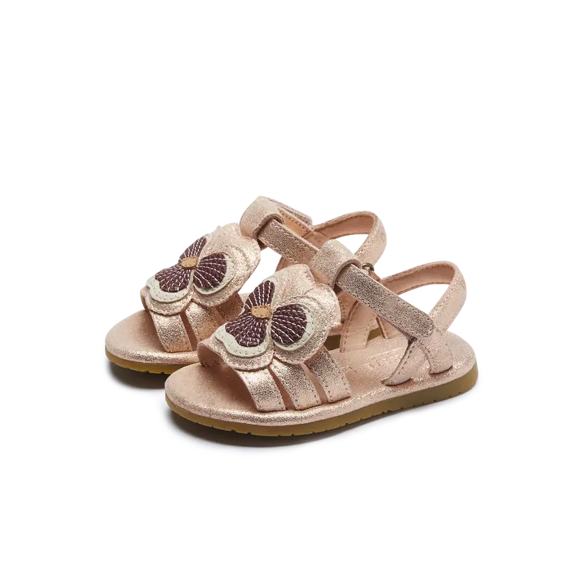 Jiles Fields Sandals | Violette | Powder Metallic Leather