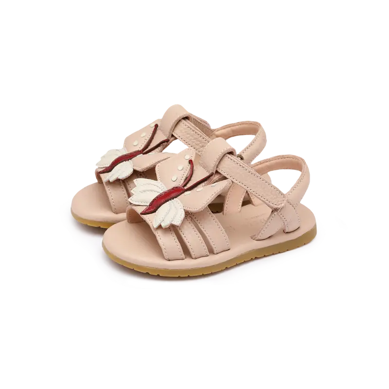 Jiles Sky Sandals | Butterfly | Light Rose Leather
