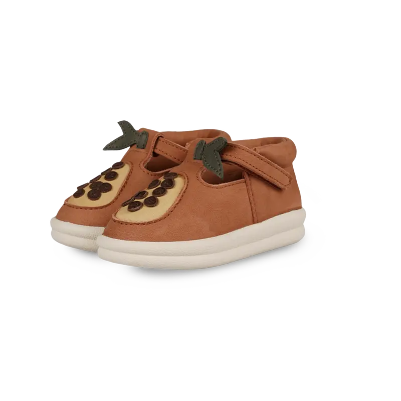 Joeka Shoes | Papaya | Walnut Nubuck