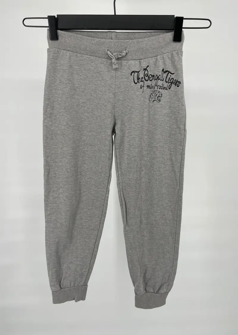 Joggingbroek Grijs Bengaalse Tijger Maat 116 / 122