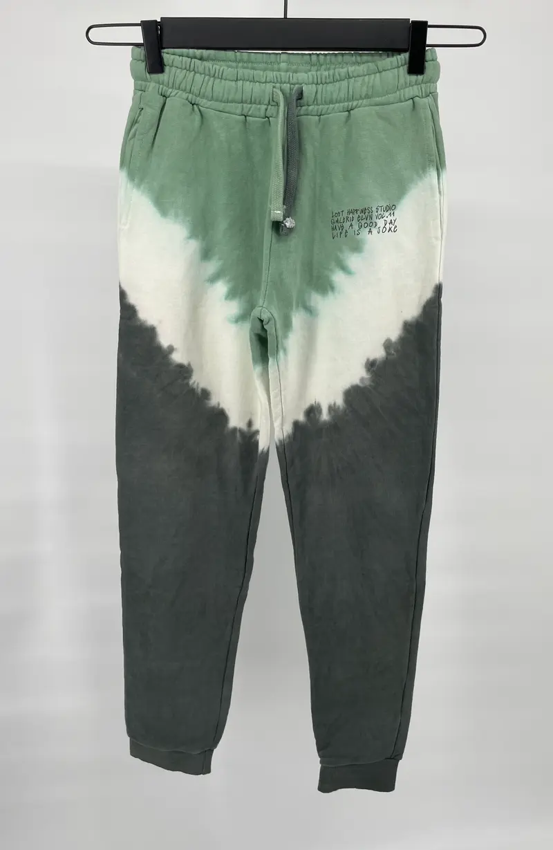 Joggingbroek Tie Dye Groen Grijs 146 / 152