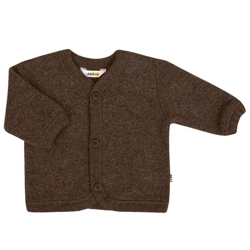 Joha Cardigan Wool Fleece Brown