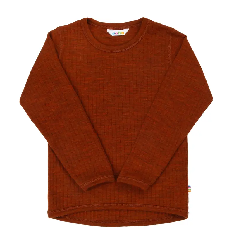 Joha - Kids Needledrop Longsleeve Russet Melange
