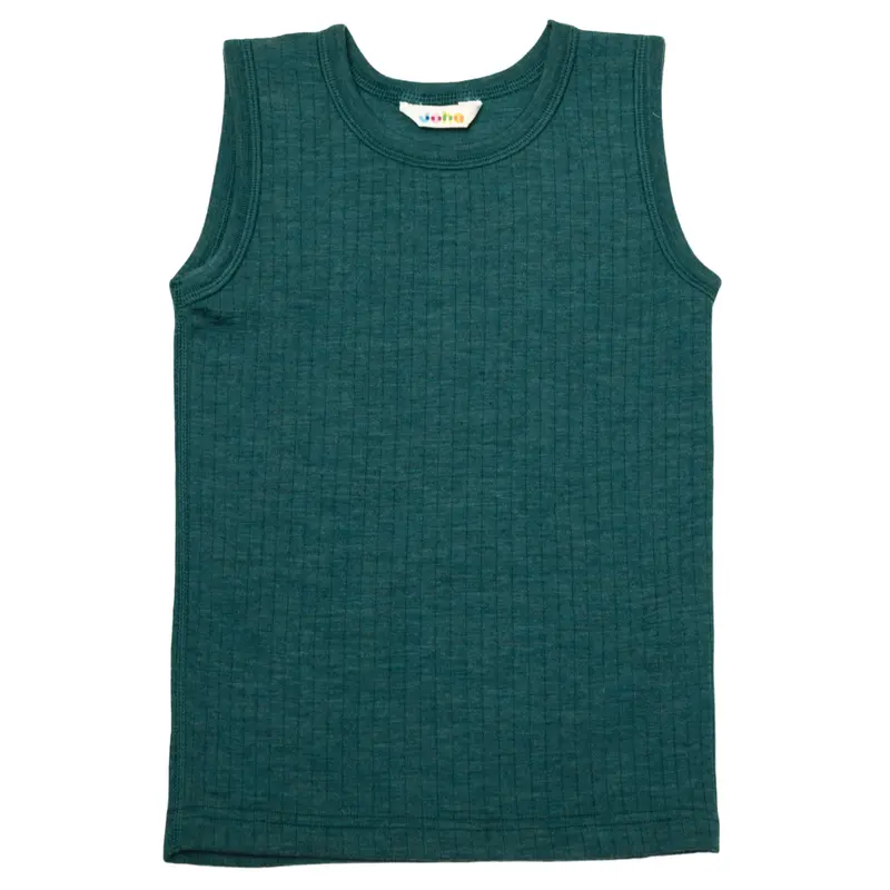 Joha - Kids Needledrop Undershirt Tanktop Peacock Melange Hemdje
