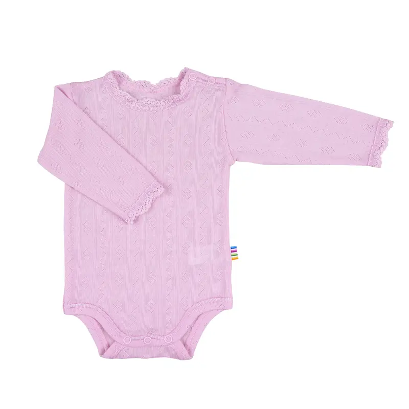 Joha Long Sleeve Body Wool & Silk Prime Rose Pointelle