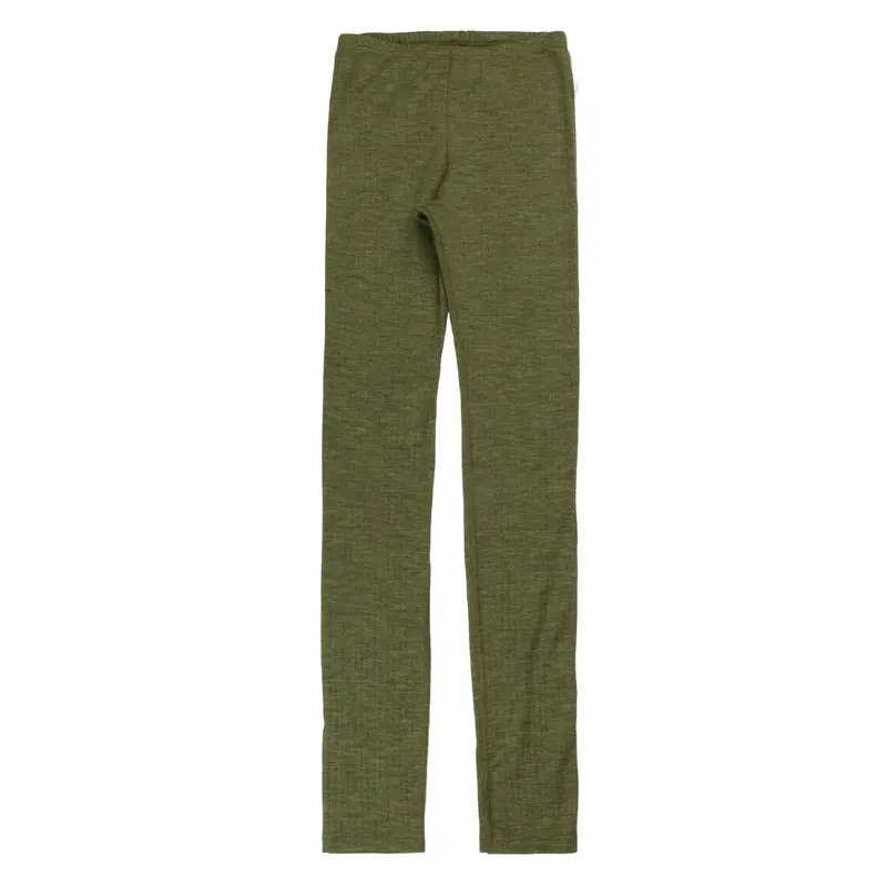 Joha - Woman's Needledrop Leggings Dark Olive Melange