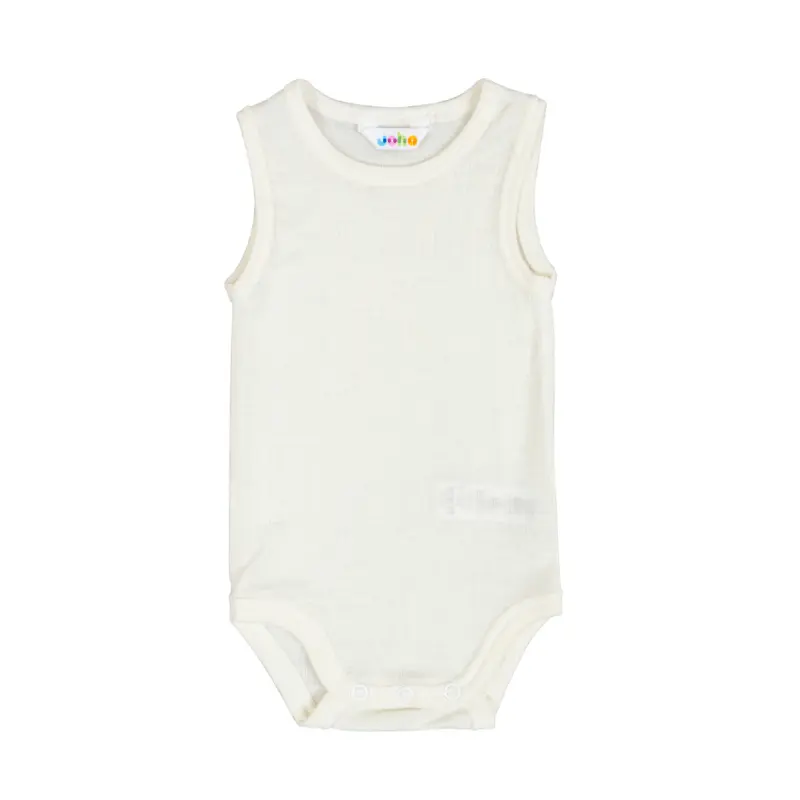 Joha Wool Sleeveless Romper White