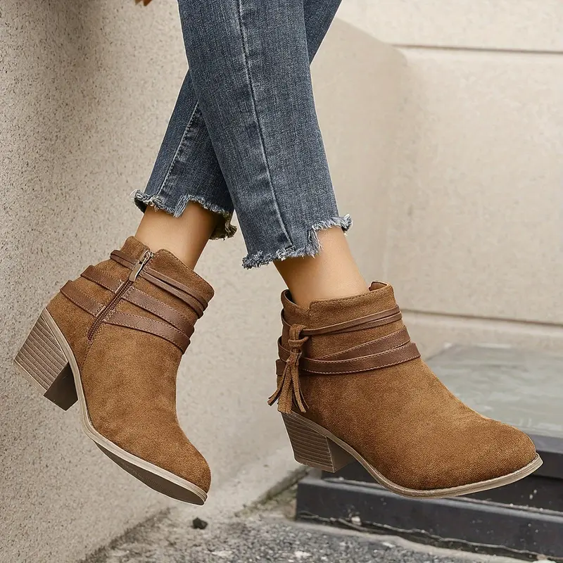 Johanna | Damen Stiefelette mit Blockabsatz