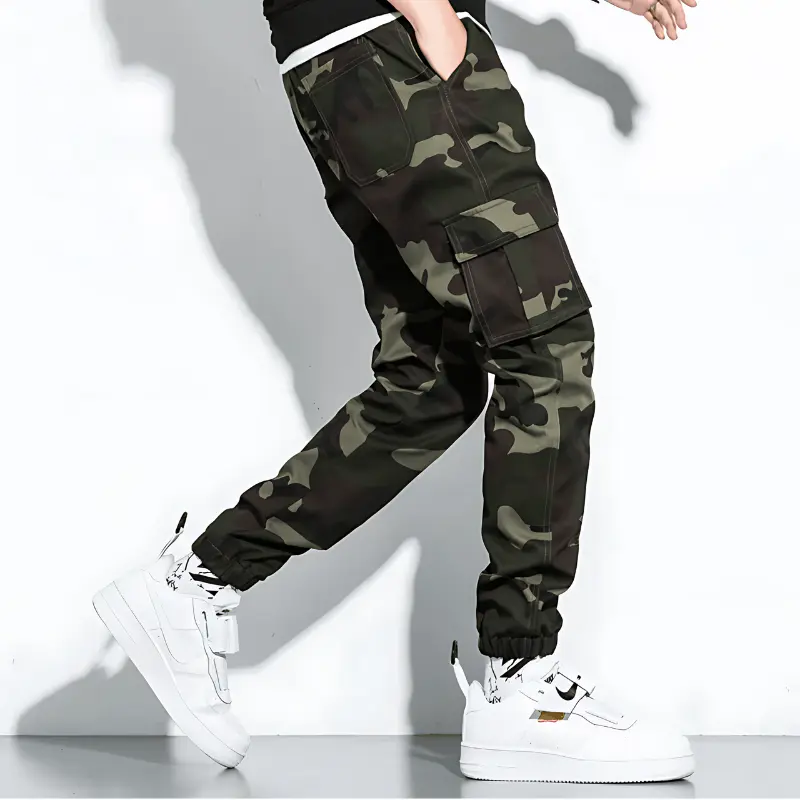 Jonas | Camo Cargo Hose Herren Komfort Fit